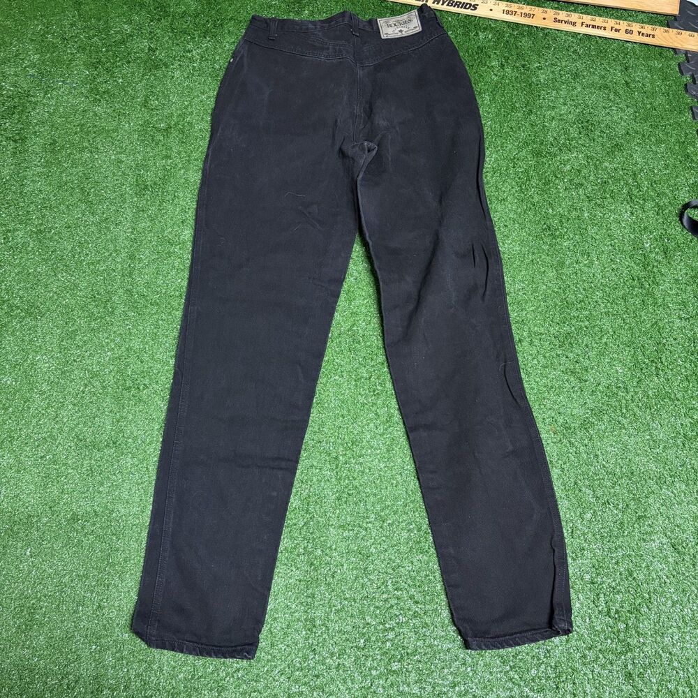 Rockies Jean Wear Black Designer Jeans Men’s 30x36 Straight‑Leg Denim - Picture 3 of 6